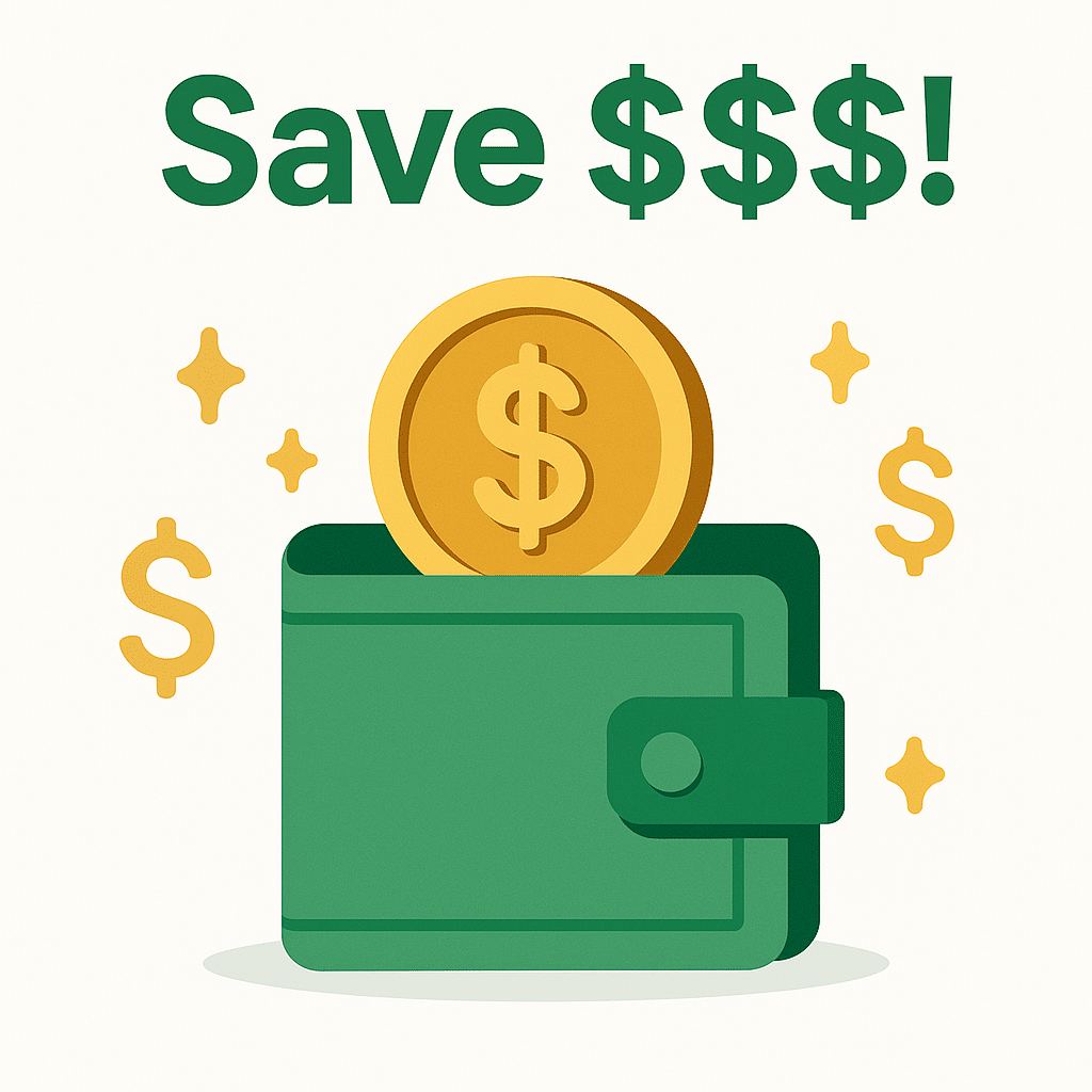 save money